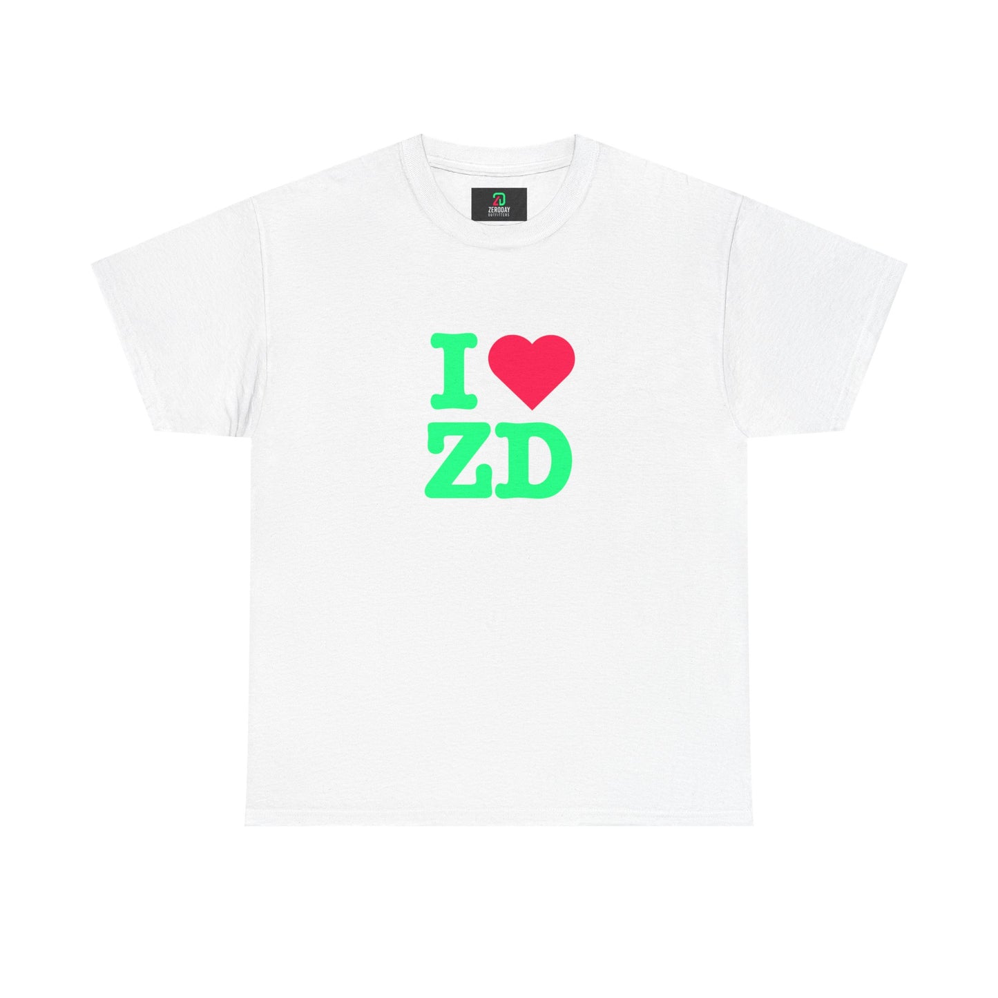 I ♥ Zero Day - Retro Neon Graphic Tee