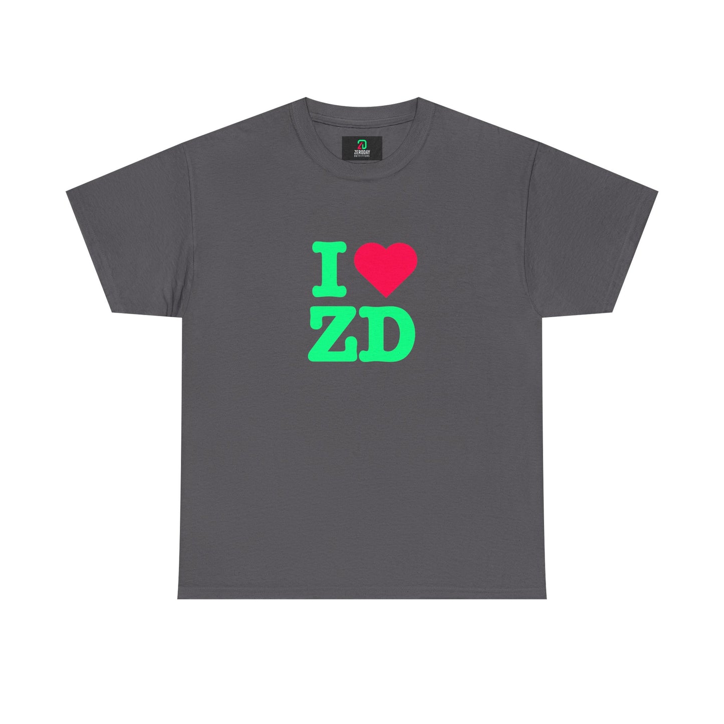 I ♥ Zero Day - Retro Neon Graphic Tee